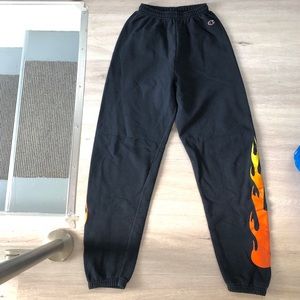 Champion flame joggers